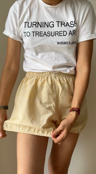 RTBU Sustainable wear Iyengar Yoga/Pole Dance Gymnastics Free Exercise Natural Banana Fiber Bloomers Shorts