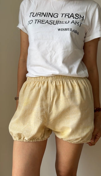 RTBU Sustainable wear Iyengar Yoga/Pole Dance Gymnastics Free Exercise Natural Banana Fiber Bloomers Shorts