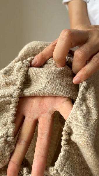 RTBU Sustainable wear Iyengar Yoga/Pole Dance Gymnastics Free Exercise Natural Hemp Fiber Bloomers Shorts  (medium-weight)