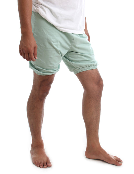 RTBU Men Iyengar Yoga Dance Ballet Pilates Cotton Bloomer Shorts Patel Green