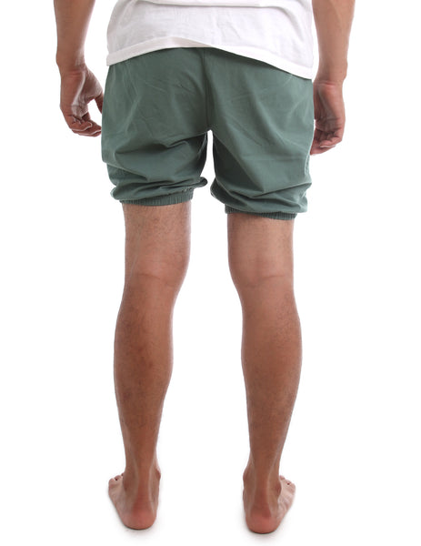 RTBU Iyengar Yoga Pole Dance Gym Exercise Cotton Bloomer Shorts Lake Green