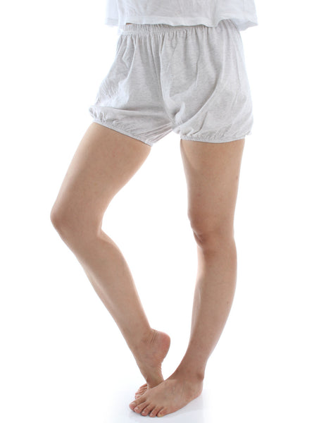 RTBU Iyengar Yoga/Pole Dance Gymnastics Free Exercise Cotton Bloomer Shorts Light Heather Gray