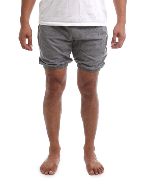RTBU Mens Iyengar Yoga Pole Dance Pilates Cotton Bloomer Shorts Heather Gray