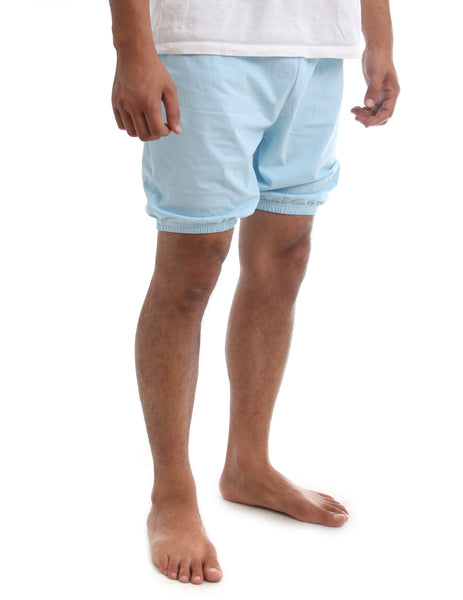 RTBU Men Iyengar Yoga Dance Ballet Pilates Cotton Bloomer Shorts Baby Blue