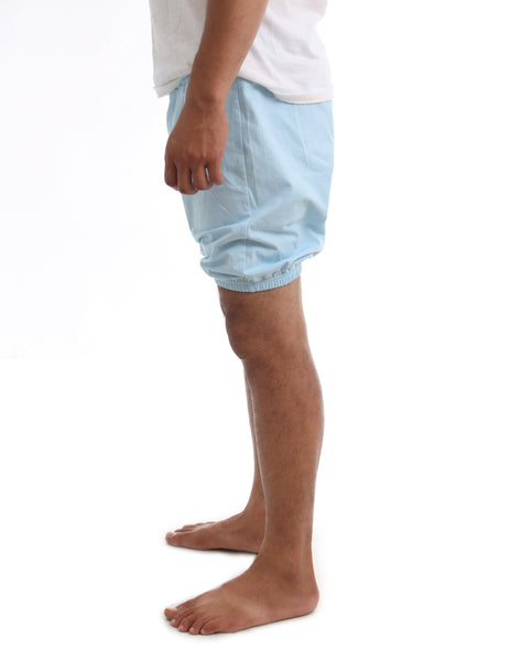 RTBU Men Iyengar Yoga Dance Ballet Pilates Cotton Bloomer Shorts Baby Blue