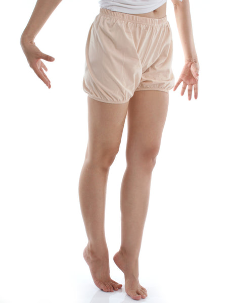 RTBU India Iyengar Yoga Dance Ballet Practice Pilates Cotton Bloomer Shorts Nude