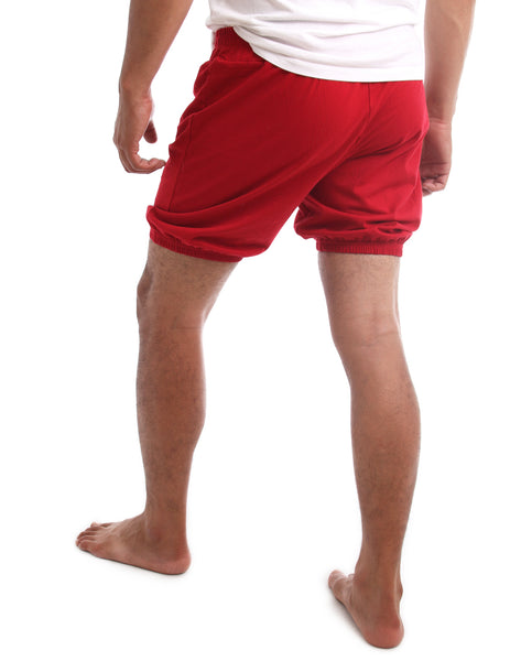 RTBU Iyengar Yoga/Pole Dance Gym Split Flip Exercise Cotton Bloomer Shorts Red