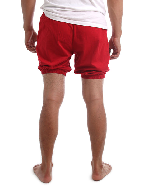 RTBU Iyengar Yoga/Pole Dance Gym Split Flip Exercise Cotton Bloomer Shorts Red