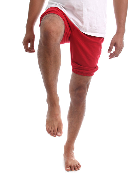 RTBU Iyengar Yoga/Pole Dance Gym Split Flip Exercise Cotton Bloomer Shorts Red